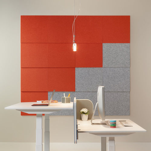Panneau acoustique pour mur - NOTE-IT  - Made Design Barcelona - en fibre de polyester / rectangulaire / coloré