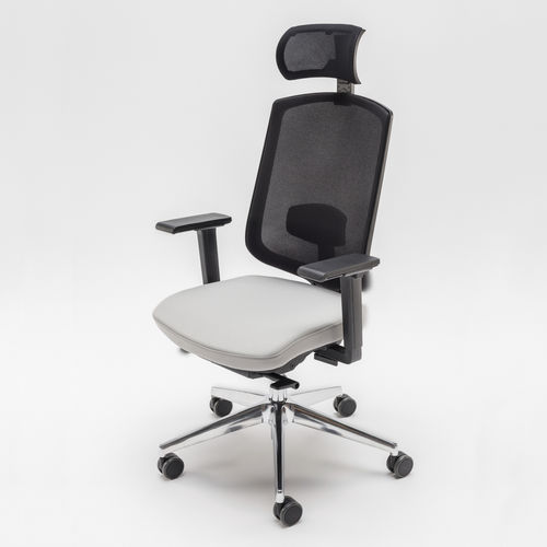 Fauteuil de bureau contemporain - SAVA - MDD - en tissu / en métal / en plastique