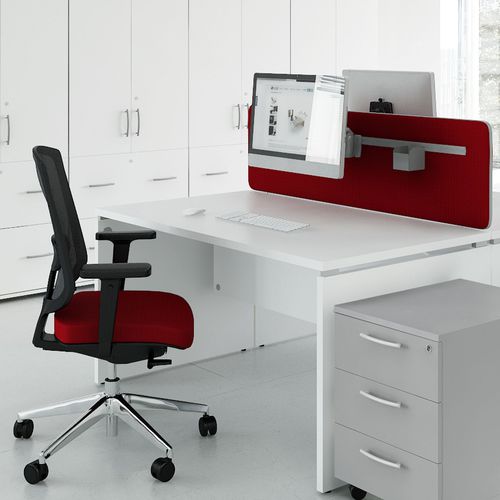 Bureau pour open space - OGI V - MDD - contemporain / en acier à revêtement par poudre / en mélaminé