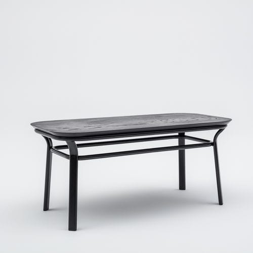 Table basse contemporaine - GRACE - MDD - en frêne / en MDF laqué / en placage de bois