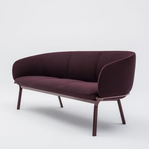 Canapé compact - GRACE - MDD - contemporain / en tissu / noir