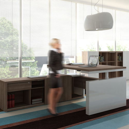 Bureau de direction - MITO - MDD - contemporain / en stratifié / en mélaminé