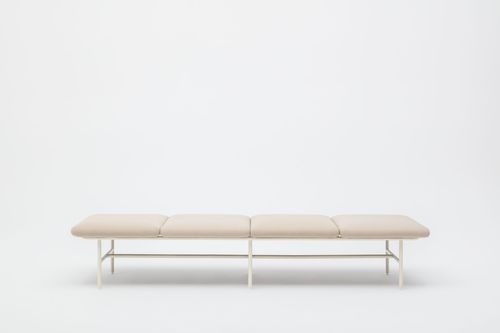 Banquette modulable - AGORA - MDD - contemporaine / en tissu / en acier à revêtement par poudre