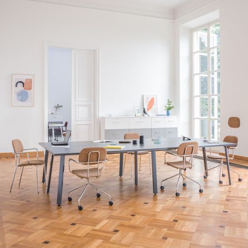 Bureau pour open space - OGI A - MDD - contemporain / en chêne / en bouleau