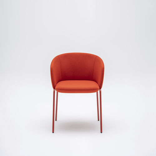 Chaise visiteur contemporaine - GRACE - MDD - d'intérieur / en tissu / en cuir