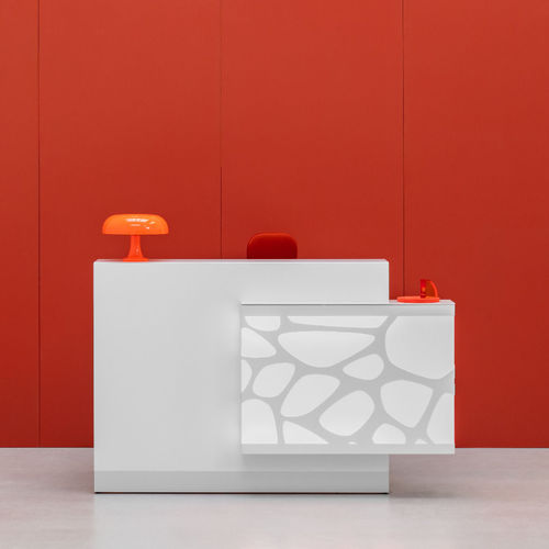 Banque d'accueil en Plexiglas® - ORGANIC - MDD - en métal / stratifiée / en verre