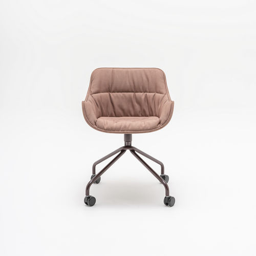 Chaise contemporaine - Baltic Soft Duo  - MDD - d'intérieur / en tissu / avec piètement en métal