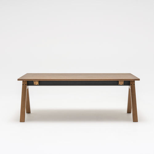 Bureau sur pied - Viga - MDD - contemporain / en chêne / en placage de bois