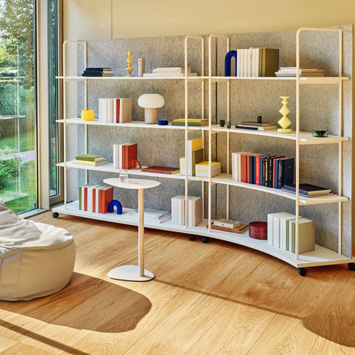 Bibliothèque contemporaine - TANCA   - MDD - pour bureau / en acier / en PET