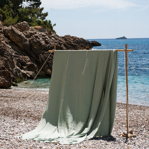 Tissu pour rideaux - FLAUBERT - DEDAR MILANO - uni / en lin / en toile