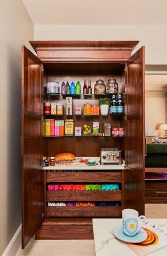 Armoire de rangement pour cuisine classique - ALPHA DECO - Clive Christian - en bois