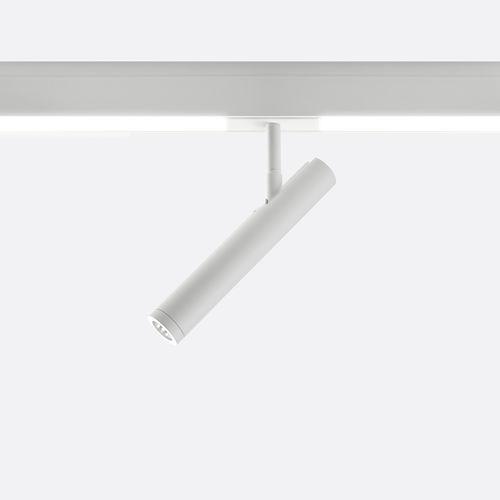 Éclairage sur rail à LED - NEWTON SLIM RAIL - Egoluce - rond / en aluminium peint / pour commerce