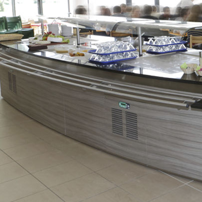 Buffet réfrigéré central - ALTISSIMO2 - Tournus - pour restaurant