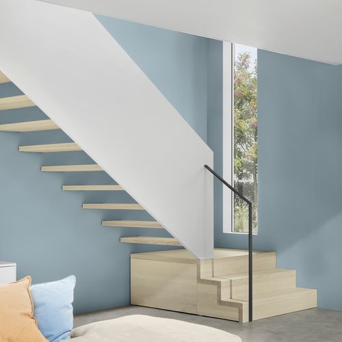 Escalier demi-tournant - OCTA - Créateur d'escaliers Treppenmeister - à marches en bois / en métal / en bois