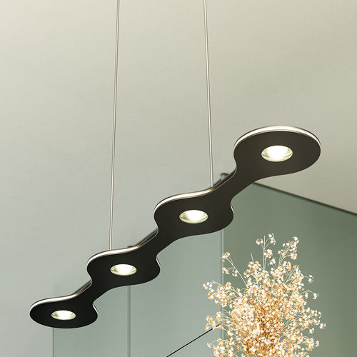 Suspension - FLAT 04-05-06 - lumen center italia srl - en aluminium anodisé / en polycarbonate / contemporaine