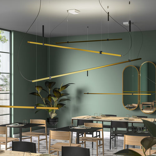 Suspension - SIBYLLA S-M-L - lumen center italia srl - en aluminium anodisé / en PMMA / contemporaine