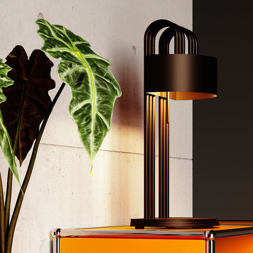 Lampe de table - TMB 02 - lumen center italia srl - en laiton / en fer / design Bauhaus