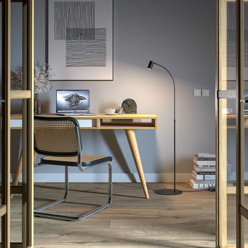 Lampe sur pied - LUXSI 09 - lumen center italia srl - en métal / contemporaine / résidentielle