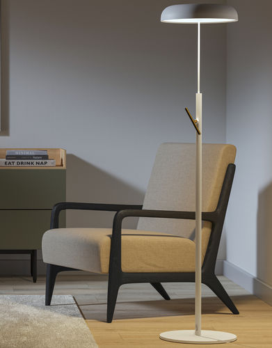Lampe sur pied - ZERO 09 - lumen center italia srl - en aluminium / contemporaine / d'intérieur