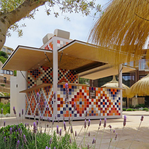 Kiosque commercial - CUBIC - URBADIS Microarquitectura - d'information / de restauration / d'extérieur