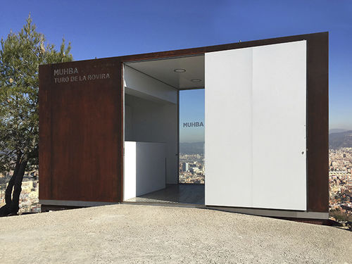 Kiosque d'information - CUBIC 1 - URBADIS Microarquitectura - en métal