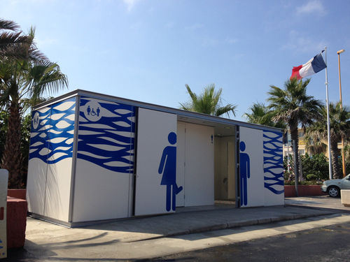 Kiosque toilettes - HABANA 22 - URBADIS Microarquitectura - en métal