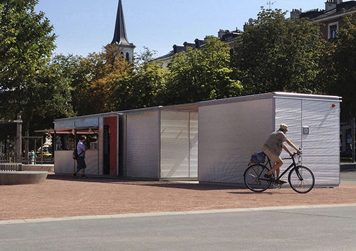 Kiosque toilettes - HABANA 24 - URBADIS Microarquitectura - de restauration / en métal
