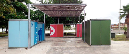 Kiosque d'information - HABANA 25 - URBADIS Microarquitectura - en métal