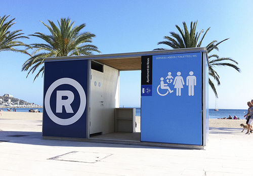 Kiosque toilettes - HABANA 28 - URBADIS Microarquitectura - en métal