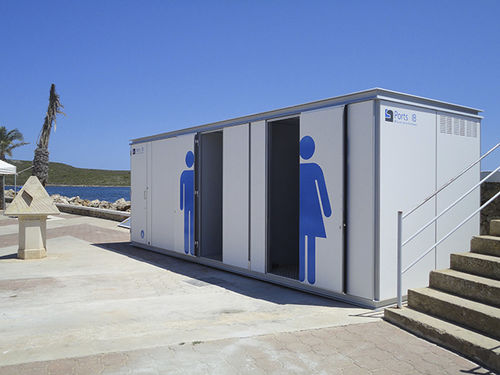 Module préfabriqué aménagé en vestiaire - HABANA 34 - URBADIS Microarquitectura
