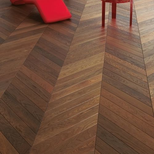 Parquet contrecollé - EXPRESSO - DESIGN PARQUET - massif / en chêne / point de Hongrie