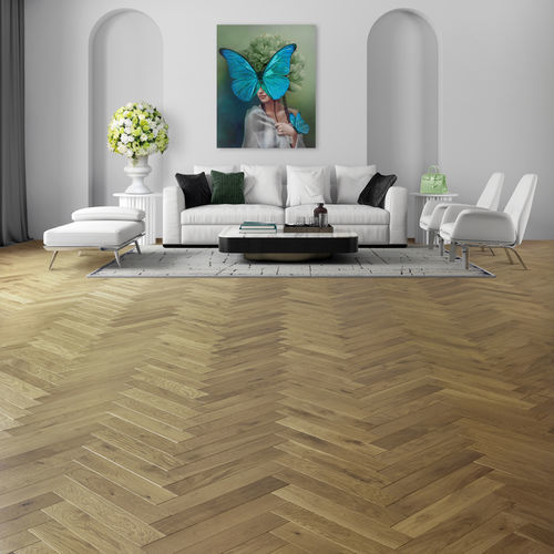 Parquet contrecollé - Village - DESIGN PARQUET - massif / semi massif / en chêne