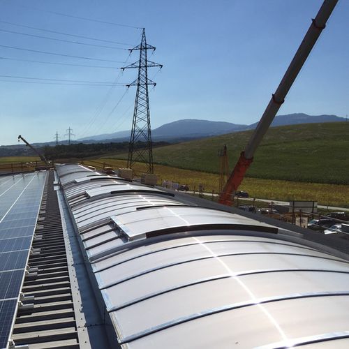 Toit vitré en aluminium - ECOFIL PREMIUM PLUS - Kingspan Light + Air