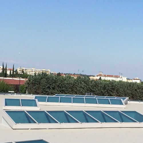 Toit vitré fixe - ECOPLAN PREMIUM SIMPLE VERSANT - Kingspan Light + Air - en aluminium