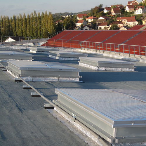 Brise-soleil en aluminium - ECOSUN BRISE-SOLEIL - Kingspan Light + Air - pour toiture / perforé