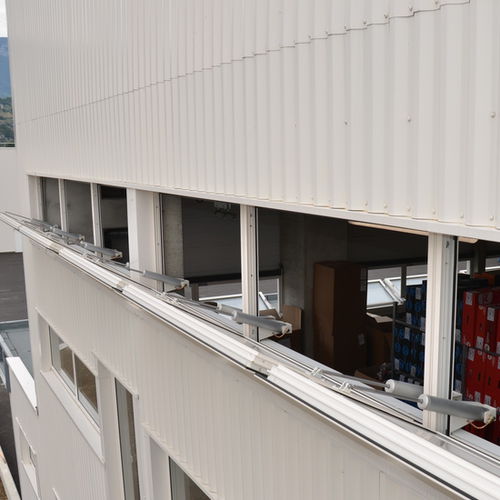 Trappe de désenfumage en verre - ECOVISION PN - Kingspan Light + Air - en aluminium / dispositif d'évacuation des fumées et de la chaleur