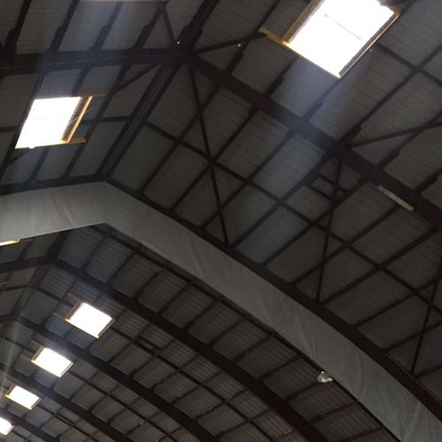Trappe de désenfumage en métal - ECOSCREEN - Kingspan Light + Air - en toile / pour tôle / dispositif d'évacuation des fumées et de la chaleur