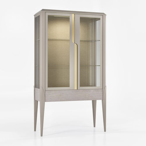 Vitrine contemporaine - CLIZIA - GUERRA VANNI - sur pieds hauts / en verre / en bois