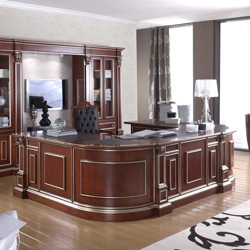 Bureau de direction - KING - GUERRA VANNI - sur pied / traditionnel / en bois