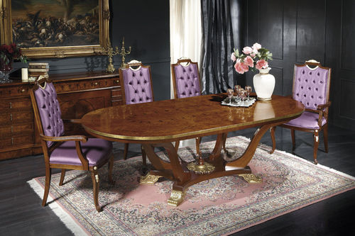 Table à manger de style - EMPIRE - GUERRA VANNI - en bois / ovale / résidentielle