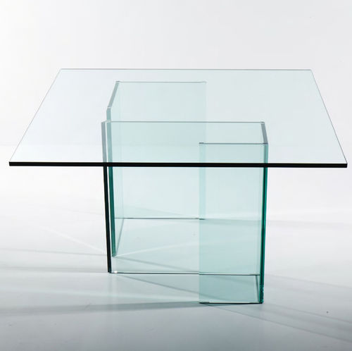 Table à manger contemporaine - ESSE - VB Glass - en verre / carrée / résidentielle