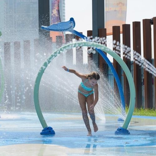 Jeu d'eau pour aire de jeux - SPRAY LOOP - Pro Urba - Aqua Pro Urba - pour parc aquatique