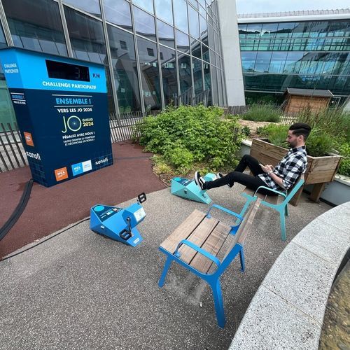 Borne de recharge pour smartphone - ILO - Pro Urba - Aqua Pro Urba - urbain / à pédales