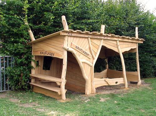 Cabane pour enfant pour extérieur - LE SUPERETTE C11-1 - Pro Urba - Aqua Pro Urba