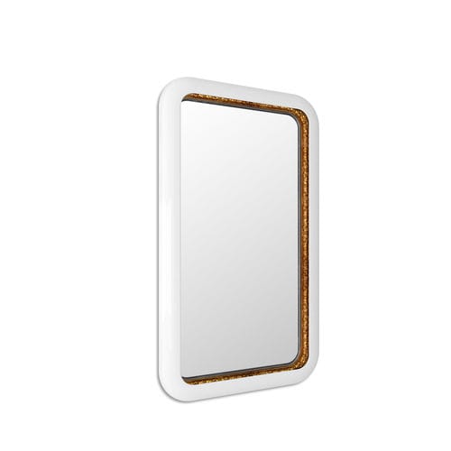 Miroir rectangulaire - RING - BOCA DO LOBO - mural / contemporain / en acajou