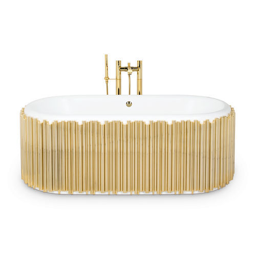 Baignoire ovale - SYMPHONY - BOCA DO LOBO - en îlot / pour habitat / à usage professionnel