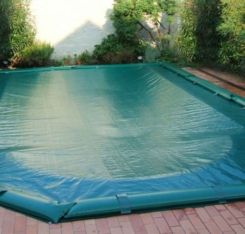 Couverture de piscine à oeillets - Piscine Acquaform - manuelle / d'hiver / sur mesure