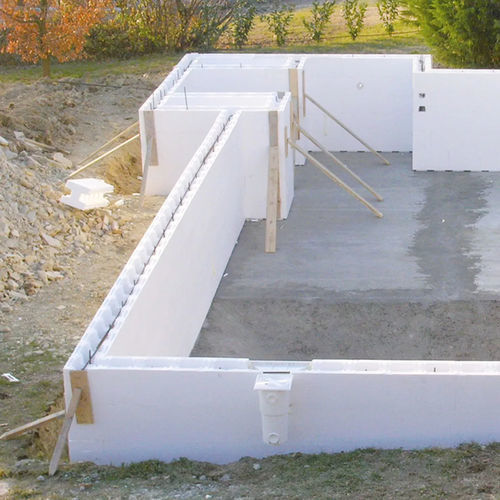 Bloc de coffrage en polystyrène expansé PSE - ISOBLOK  - Piscine Acquaform - pour piscine / isolant / modulaire