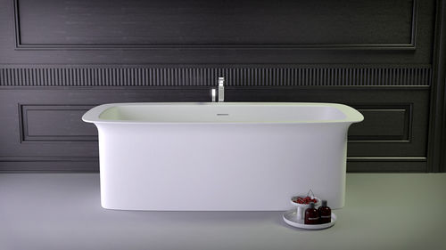 Baignoire à poser - GLAM 170 - KNIEF & CO. GmbH - en Solid Surface / blanche