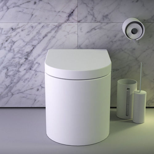 WC à poser - GLOW - KNIEF & CO. GmbH - en céramique / sans bride / moderne